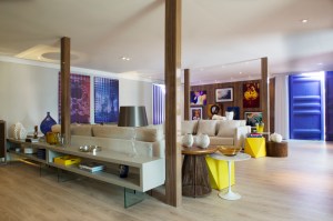 Casa Container estar e circulação