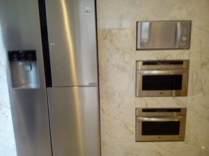 Cozinha , Detalhe fornos de embutir